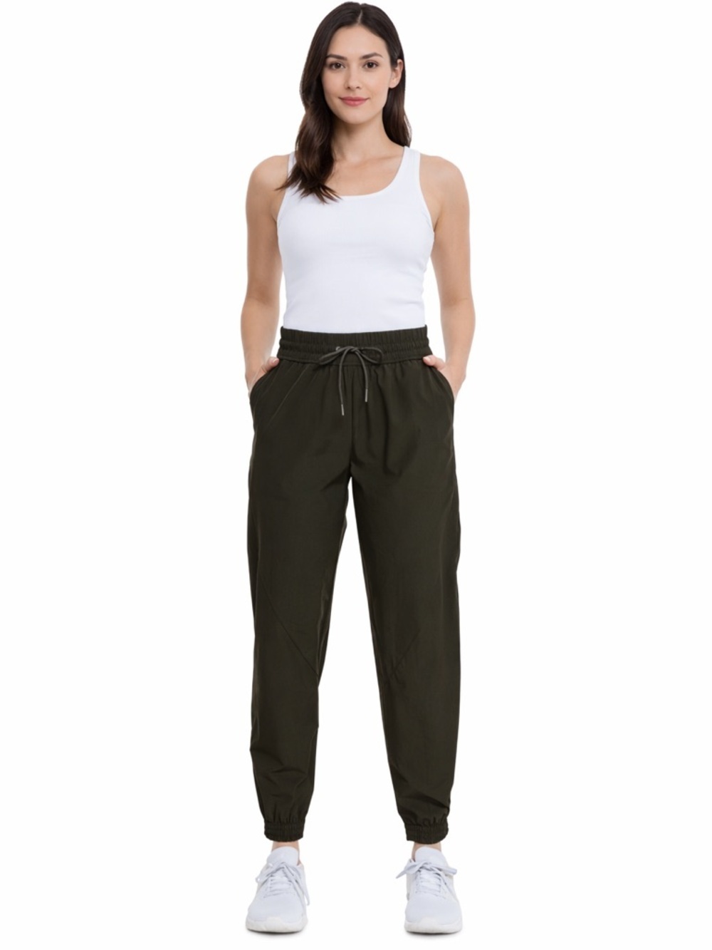 NWT Spyder Active Black Elastic Waist Drawstring Joggers, Size XS